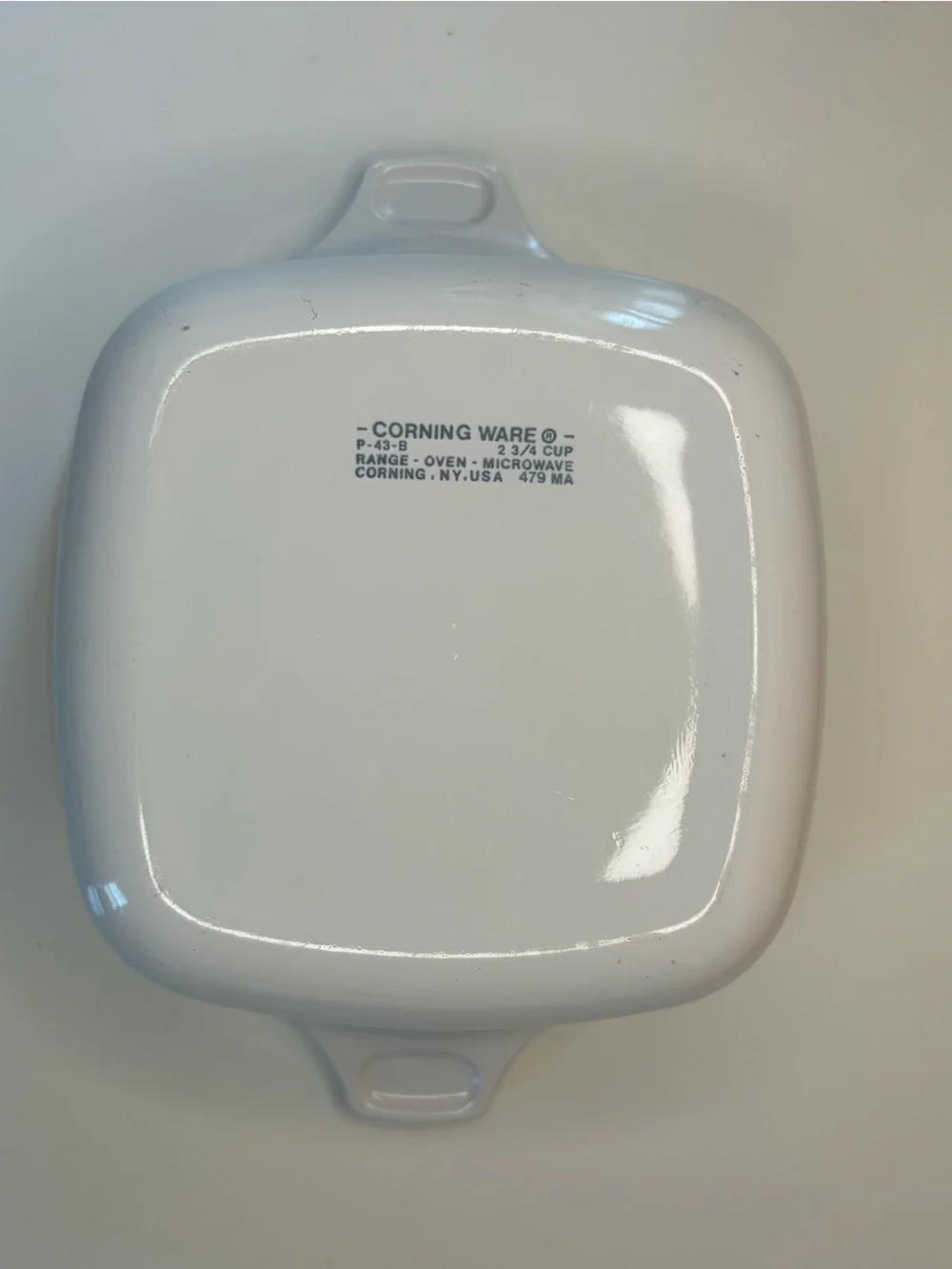 Corningware Blue Cornflower Casserole Dish
